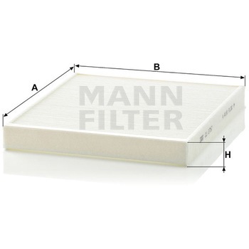 輸入車用キャビンフィルター MANN-FILTER