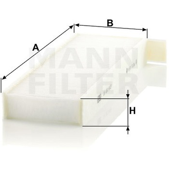 輸入車用キャビンフィルター MANN-FILTER