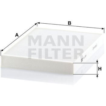 輸入車用キャビンフィルター MANN-FILTER