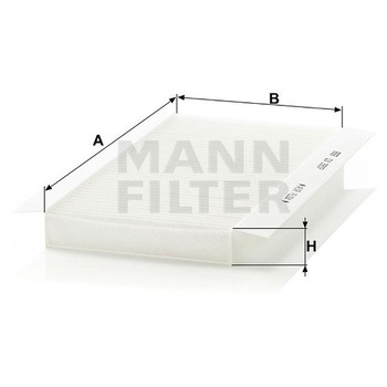 輸入車用キャビンフィルター MANN-FILTER