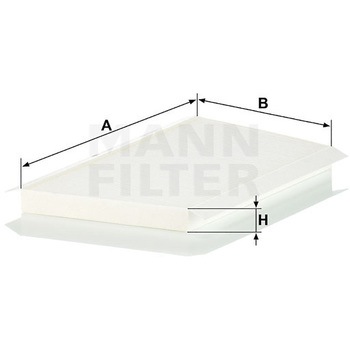 輸入車用キャビンフィルター MANN-FILTER