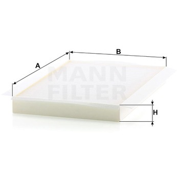 輸入車用キャビンフィルター MANN-FILTER