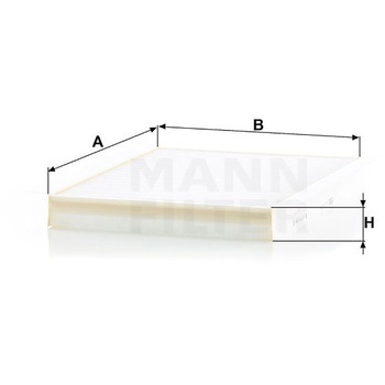 輸入車用キャビンフィルター MANN-FILTER