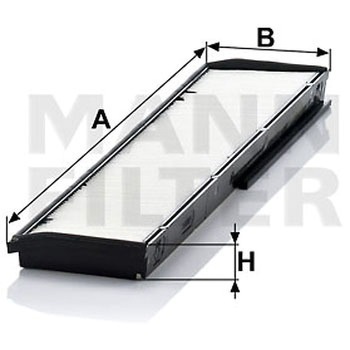 輸入車用キャビンフィルター MANN-FILTER