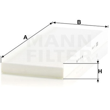 輸入車用キャビンフィルター MANN-FILTER