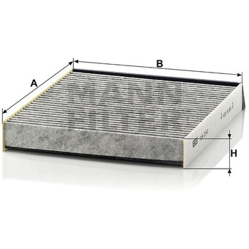 輸入車用キャビンフィルター MANN-FILTER