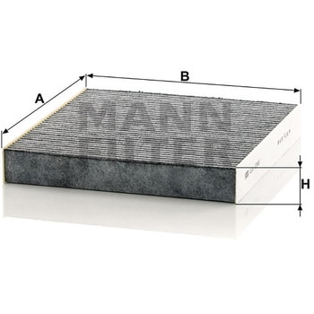 輸入車用キャビンフィルター MANN-FILTER