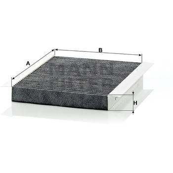 輸入車用キャビンフィルター MANN-FILTER