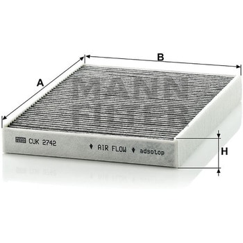 輸入車用キャビンフィルター MANN-FILTER