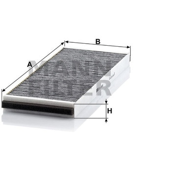 輸入車用キャビンフィルター MANN-FILTER