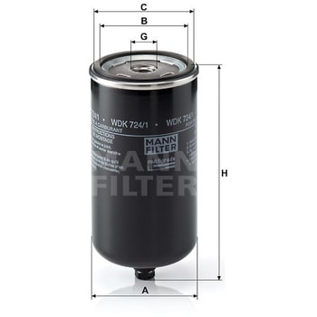 輸入車用フューエルフィルター MANN-FILTER