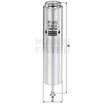 輸入車用フューエルフィルター MANN-FILTER