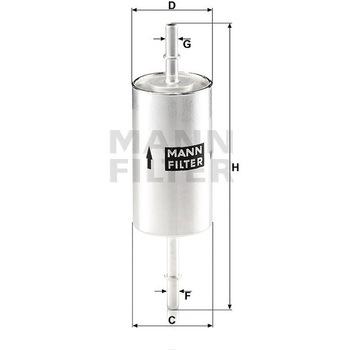 輸入車用フューエルフィルター MANN-FILTER