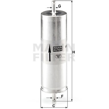 輸入車用フューエルフィルター MANN-FILTER