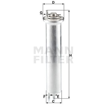 輸入車用フューエルフィルター MANN-FILTER