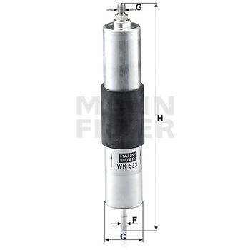 輸入車用フューエルフィルター MANN-FILTER