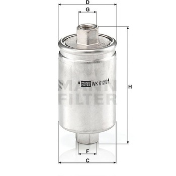 輸入車用フューエルフィルター MANN-FILTER