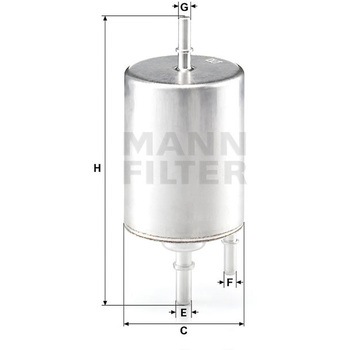 輸入車用フューエルフィルター MANN-FILTER