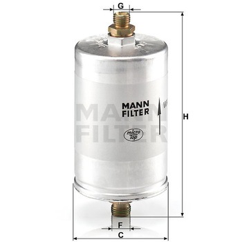 輸入車用フューエルフィルター MANN-FILTER