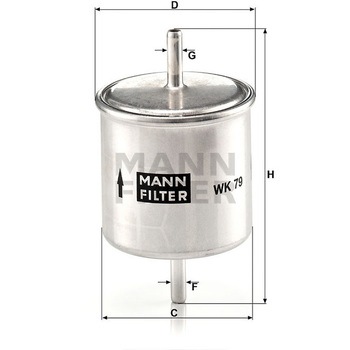 輸入車用フューエルフィルター MANN-FILTER