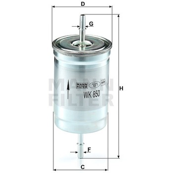 輸入車用フューエルフィルター MANN-FILTER