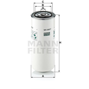 輸入車用フューエルフィルター MANN-FILTER
