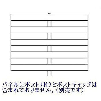 バイナルフェンス バスケットウェーブパネル カリテス