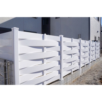 バイナルフェンス バスケットウェーブパネル カリテス