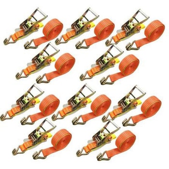 ラッシングベルト 10本セット ラッシングベルト レールタイプ1m×3m