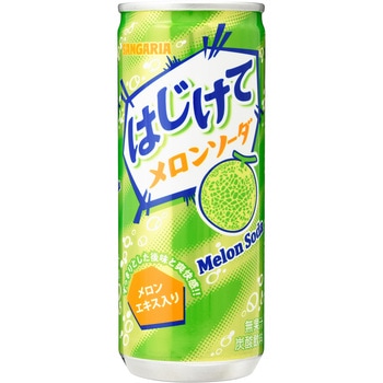 はじけてメロンソーダ 250g サンガリア 容器:缶 本数30 - 【通販