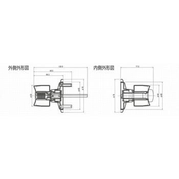 JS-100HCP 万能取替ドア錠(インテグラル錠) 1個 家研販売 【通販サイト