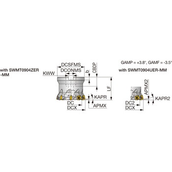 高送り加工用カッタ TXSW09 - タンガロイ
