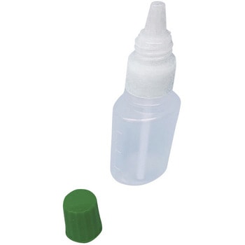 サンケミ噴霧容器(滅菌済) 30CC(100ポンイリ) 本体：透明(原色)キャップ：緑 サンケミカル