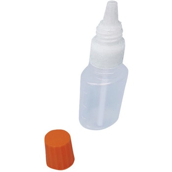 サンケミ噴霧容器(滅菌済) 30CC(100ポンイリ) 本体：透明(原色)キャップ:オレンジ サンケミカル