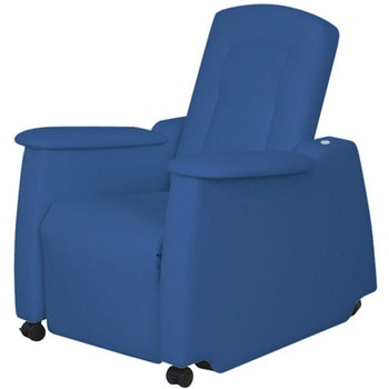 電動リカバリーチェア TB-1362 ビニルレザーメディブルー 高田ベッド製作所