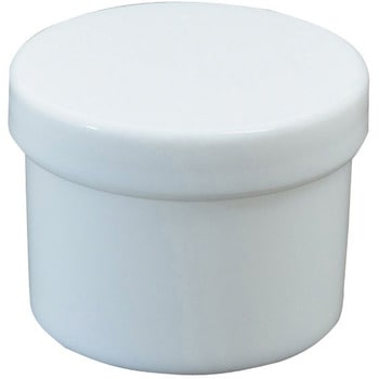 プラ壷 30ML(100コイリ) 白 浅井商事