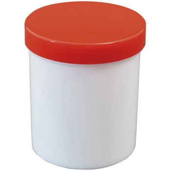 プラ壷 100ML(50コイリ) 赤 浅井商事