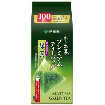 おーいお茶プレミアムティーバッグ宇治抹茶入り緑茶100袋 伊藤園