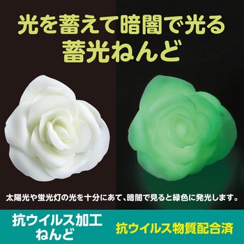 蓄光ねんど抗ウイルス25g アーテック(学校教材・教育玩具)