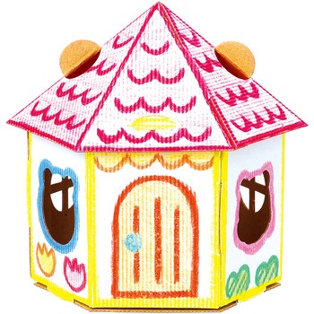 おえかきダンボールハウス 組み立てキット アーテック(学校教材・教育玩具)