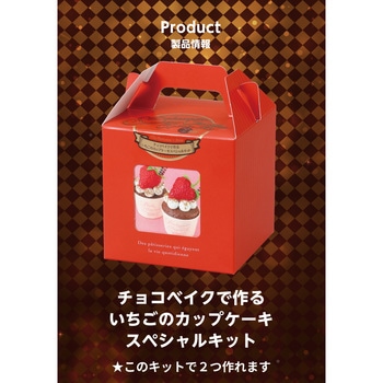 チョコベイクで作るいちごのカップケーキスペシャルキット アーテック(学校教材・教育玩具)