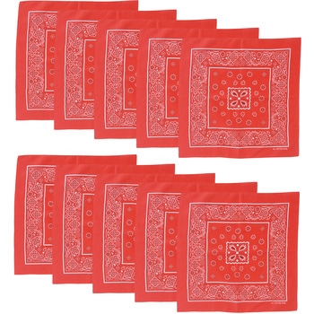 18171 �o���_�i 10���g �A�[�e�b�N[�w�Z���ށE����ߋ�] �ԐF ���@550�~550mm 31226529