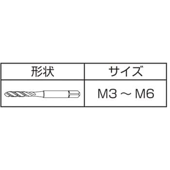 SPT-M3X0.5 スパイラルタップ 1本 イシハシ精工 【通販サイトMonotaRO】