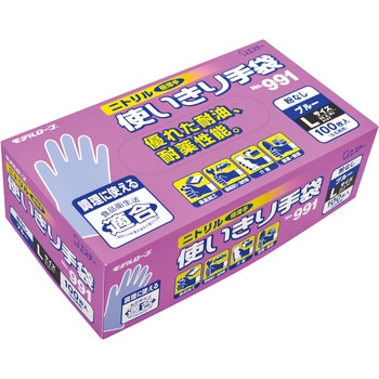 モデルローブ ニトリル使いきり手袋(粉なし) No.991 エステー