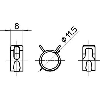ペア樹脂管バンド SANEI