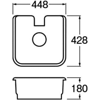 HW80-450 水栓柱パン 1個 SANEI 【通販サイトMonotaRO】