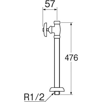 V21JS-X-13X420 ストレート形止水栓 1個 SANEI 【通販サイト