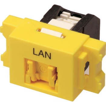 RJ45モジュラージャック+JISプレート用アダプタセット コーニング