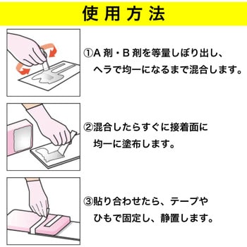 エポキシ樹脂系接着剤 エクセルエポ(高透明) セメダイン