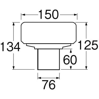 V740-65 床下低位通気弁 1個 SANEI 【通販サイトMonotaRO】